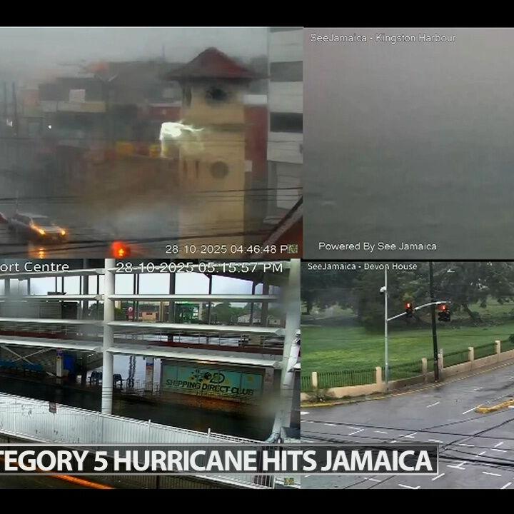 Hurricane Melissa hits Jamaica; at least 7 dead in Caribbean